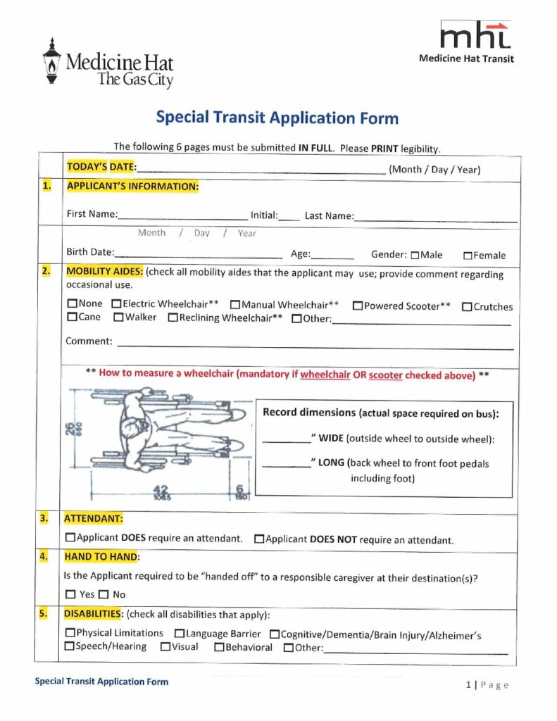 City of Medicine Hat Special Transit Palliser Primary Care Network